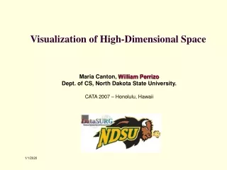 Visualization of High-Dimensional Space