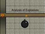 Analysis of Explosives - slide 1