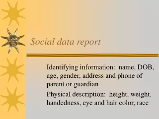 Social data report