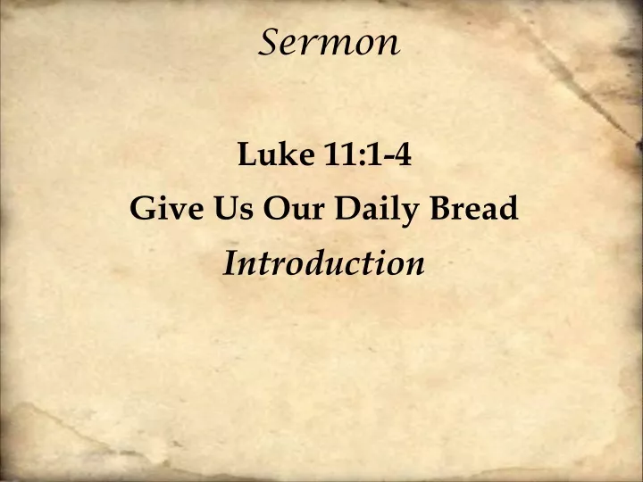 sermon