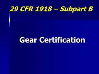 29 CFR 1918 – Subpart B