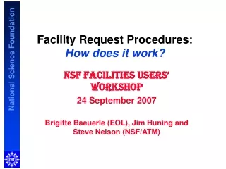 Facility Request Procedures: How does it work?
