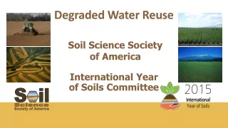 Degraded Water Reuse