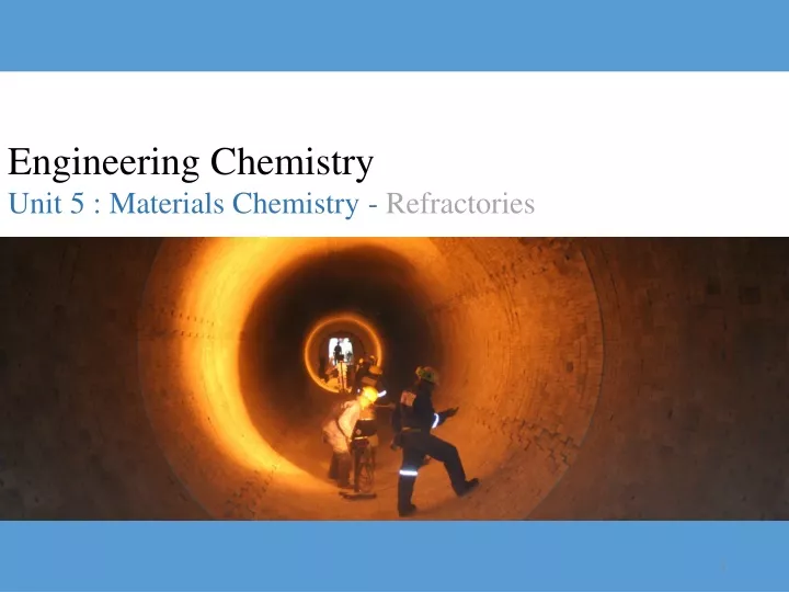 engineering chemistry unit 5 materials chemistry