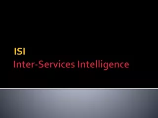 Inter-Services Intelligence