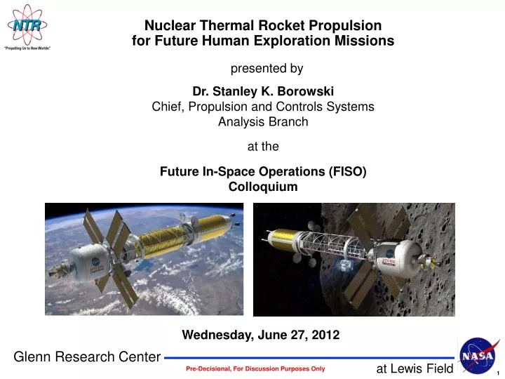 nuclear thermal rocket propulsion for future