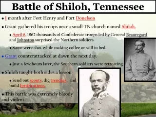 Battle of Shiloh, Tennessee