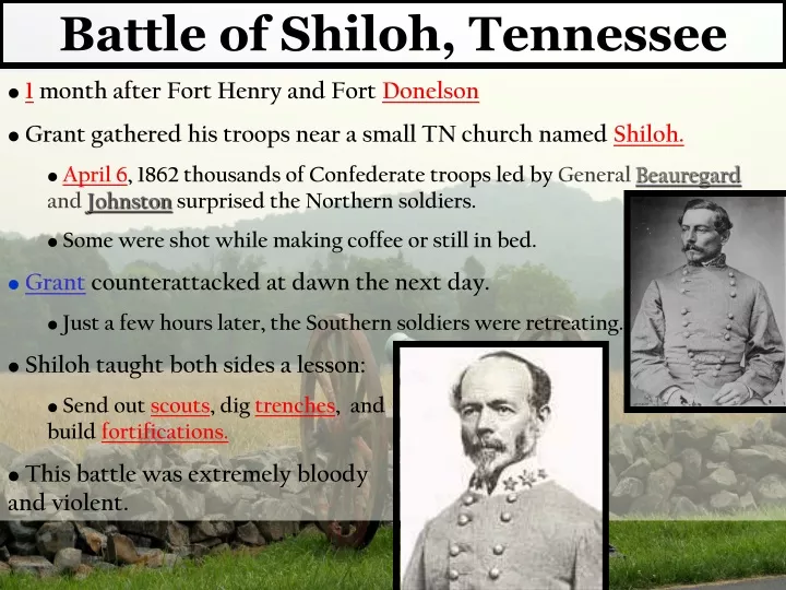 battle of shiloh tennessee
