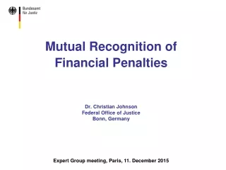 Expert Group meeting, Paris, 11. December 2015