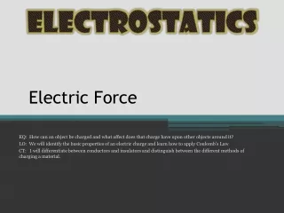 Electric Force