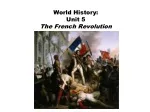 World History: Unit 5 The French Revolution