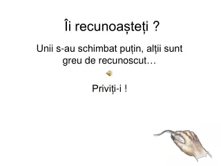 Îi recunoașteți  ?