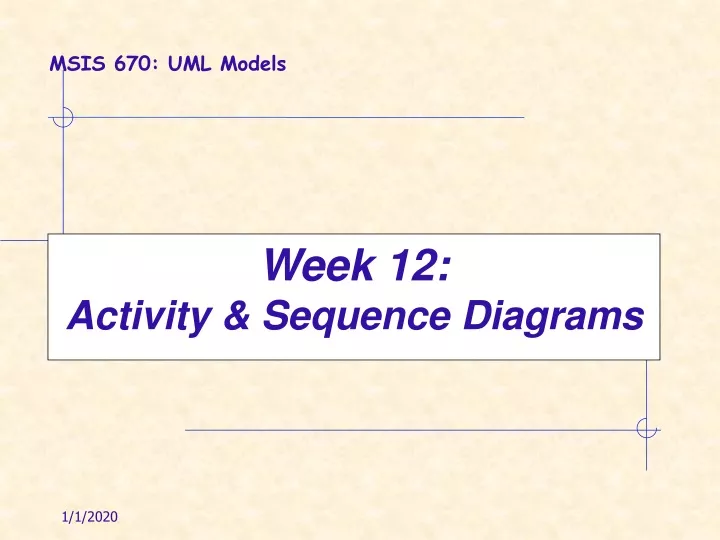 week 12 activity sequence diagrams