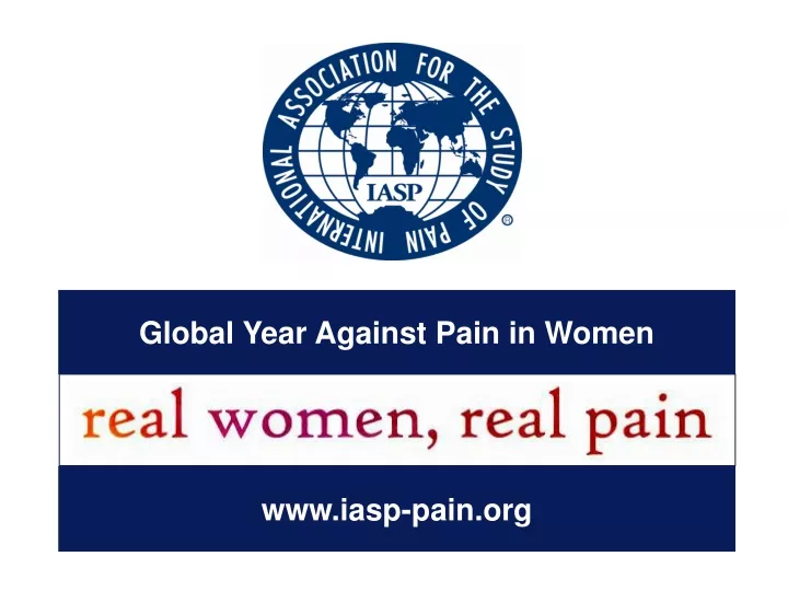 global year against pain in women