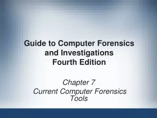 Guide to Computer Forensics and Investigations Fourth Edition