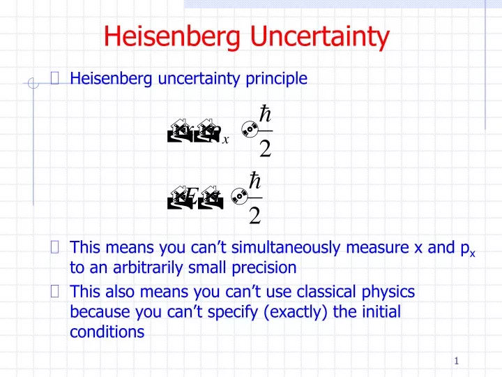 heisenberg uncertainty