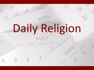 Daily Religion