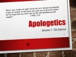 Defending the Faith: Exploring Apologetics and Christian Truth - slide 1