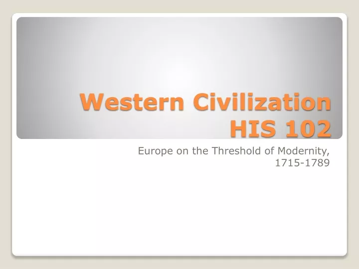 western civilization his 102