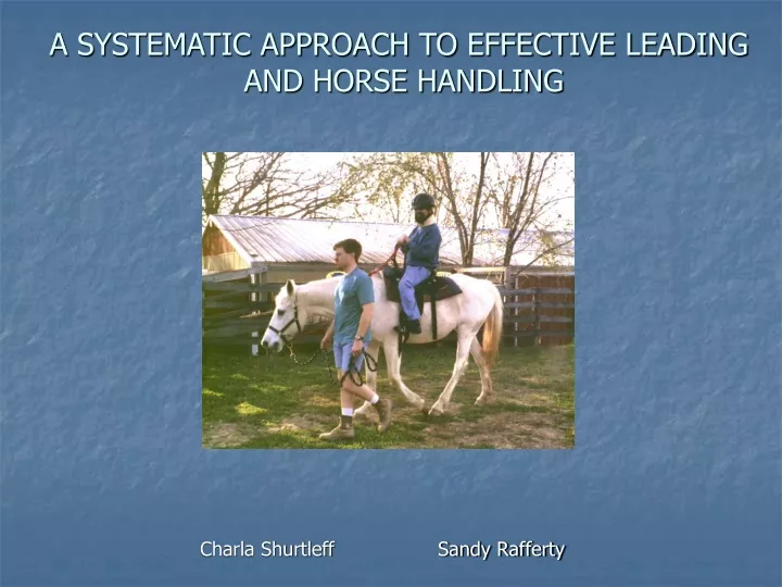 a systematic approach to effective leading