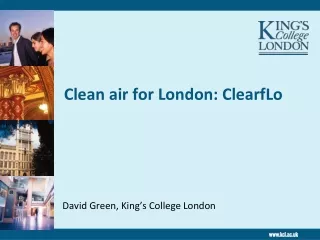 Clean air for London: ClearfLo