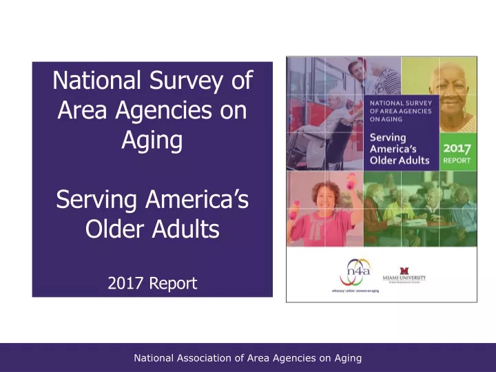 national survey of area agencies on aging serving
