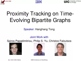Proximity Tracking on Time-Evolving Bipartite Graphs