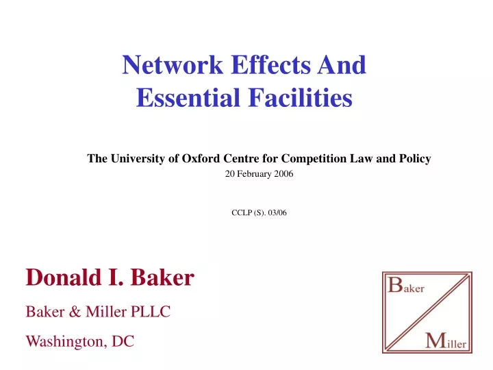 network effects and essential facilities