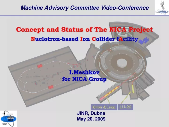 machine advisory committee video conference