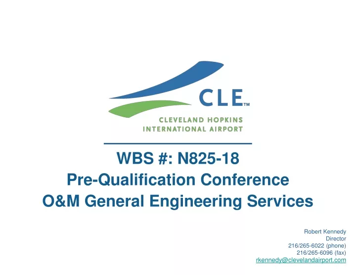 wbs n825 18 pre qualification conference o m general engineering services