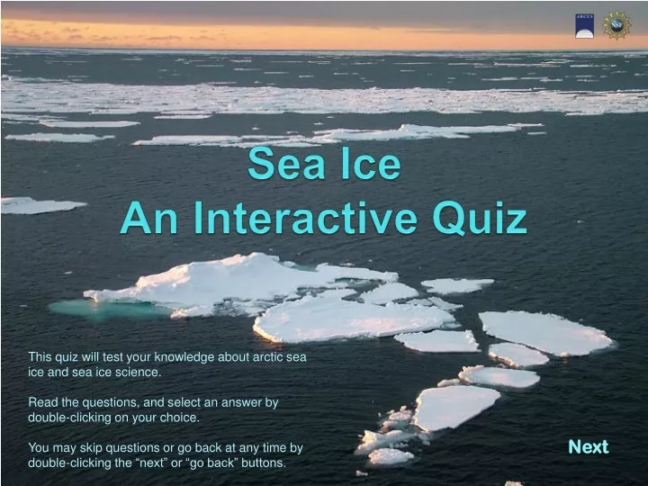 sea ice an interactive quiz