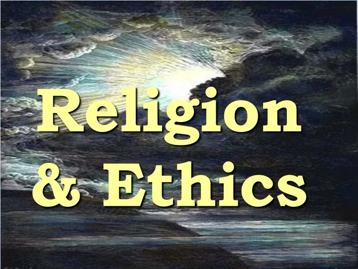 religion ethics