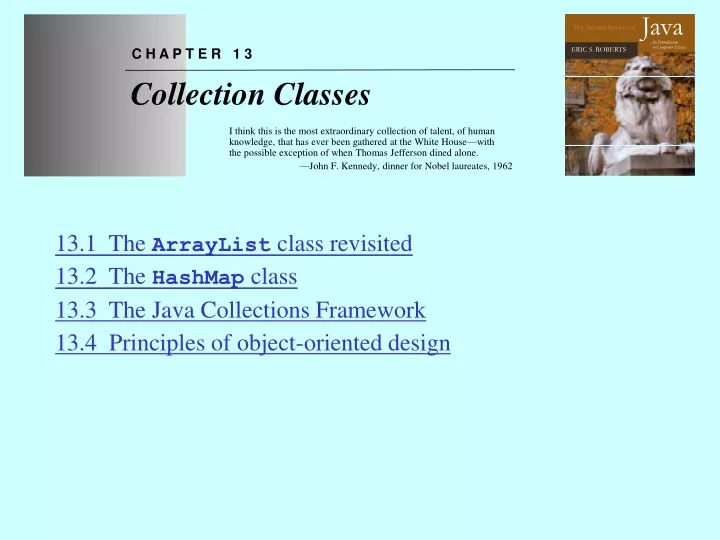 chapter 13 collection classes