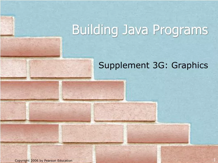 building java programs