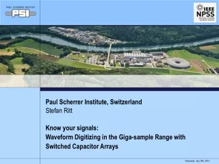 Paul Scherrer Institute, Switzerland