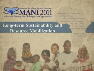 Long-term Sustainability and Resource Mobilization