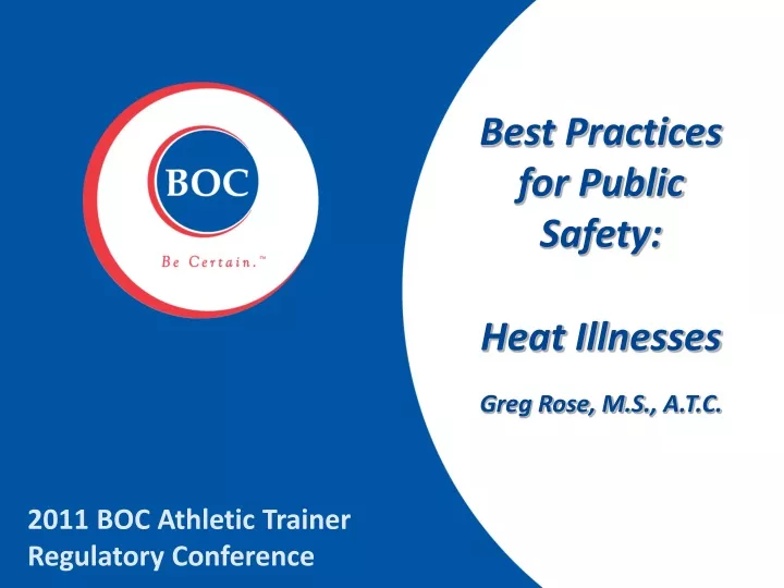 best practices for public safety heat illnesses