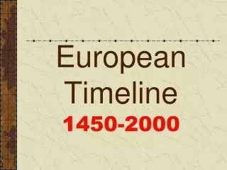 European Timeline
