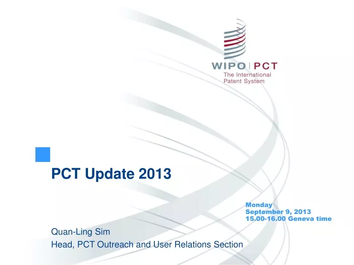 pct update 2013