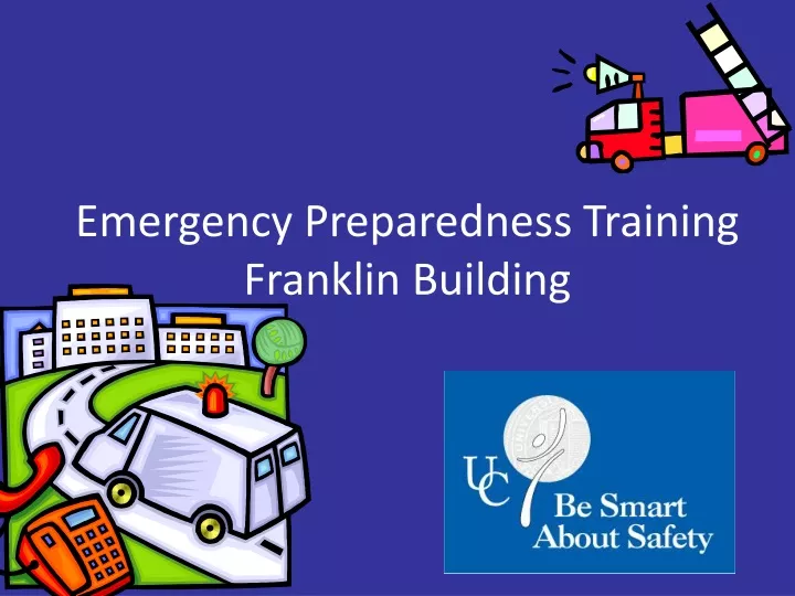 emergency preparedness training franklin building