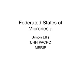 Federated States of Micronesia