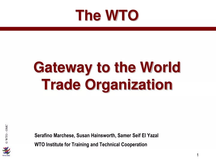 the wto gateway to the world trade organization