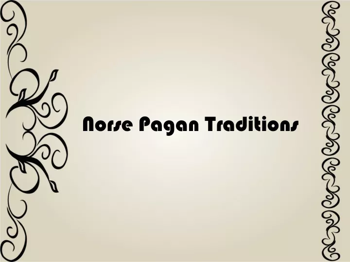 norse pagan traditions