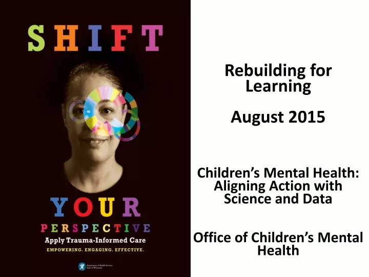 rebuilding for learning august 2015 children