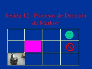 Sesión 12:  Procesos de Decisión de Markov