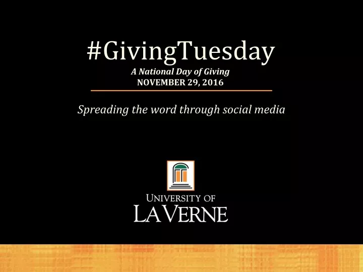 givingtuesday a national day of giving november 29 2016