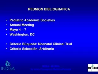 REUNION BIBLIOGRAFICA