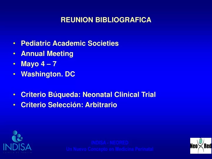 reunion bibliografica