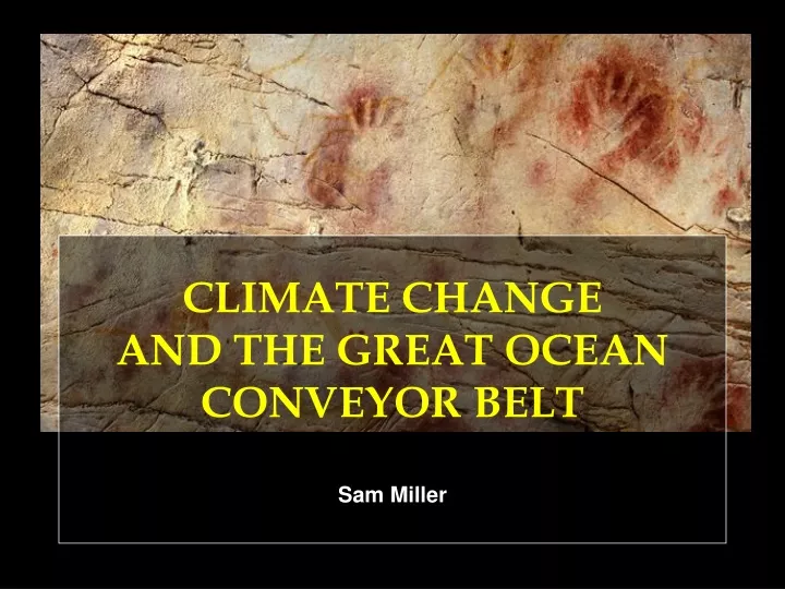 climate change and the great ocean conveyor belt