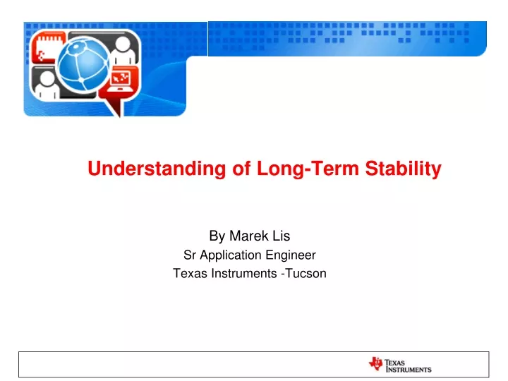 understanding of long term stability